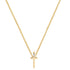 Slide-On Ribbed Cross Charm