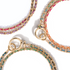 Woven Eightfold Rainbow Silk Chain Necklace