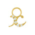 Mini Diamond Initial Charm