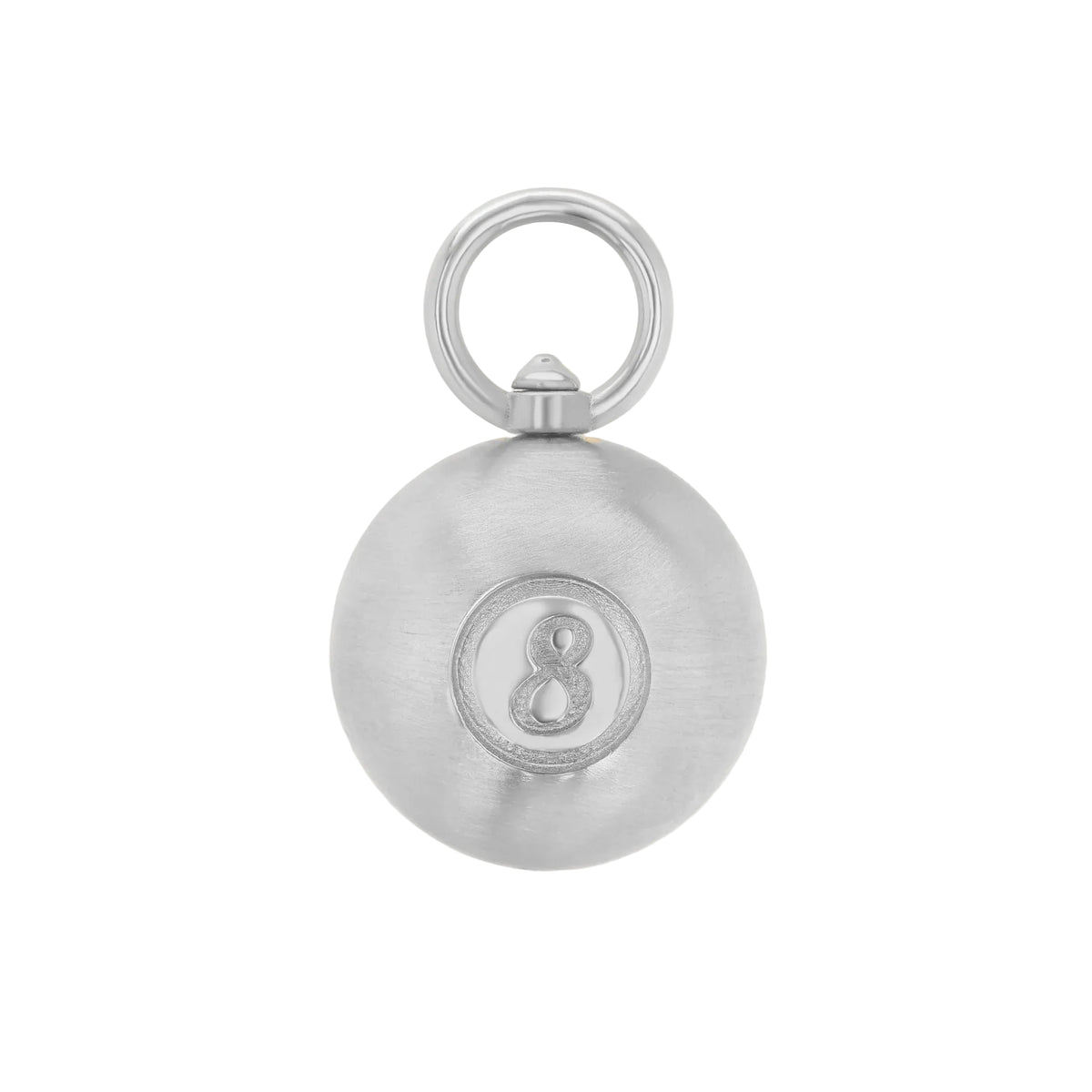 XL Lucky 8 Ball Swivel Charm