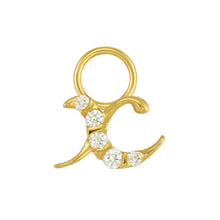 Mini Diamond Initial Charm