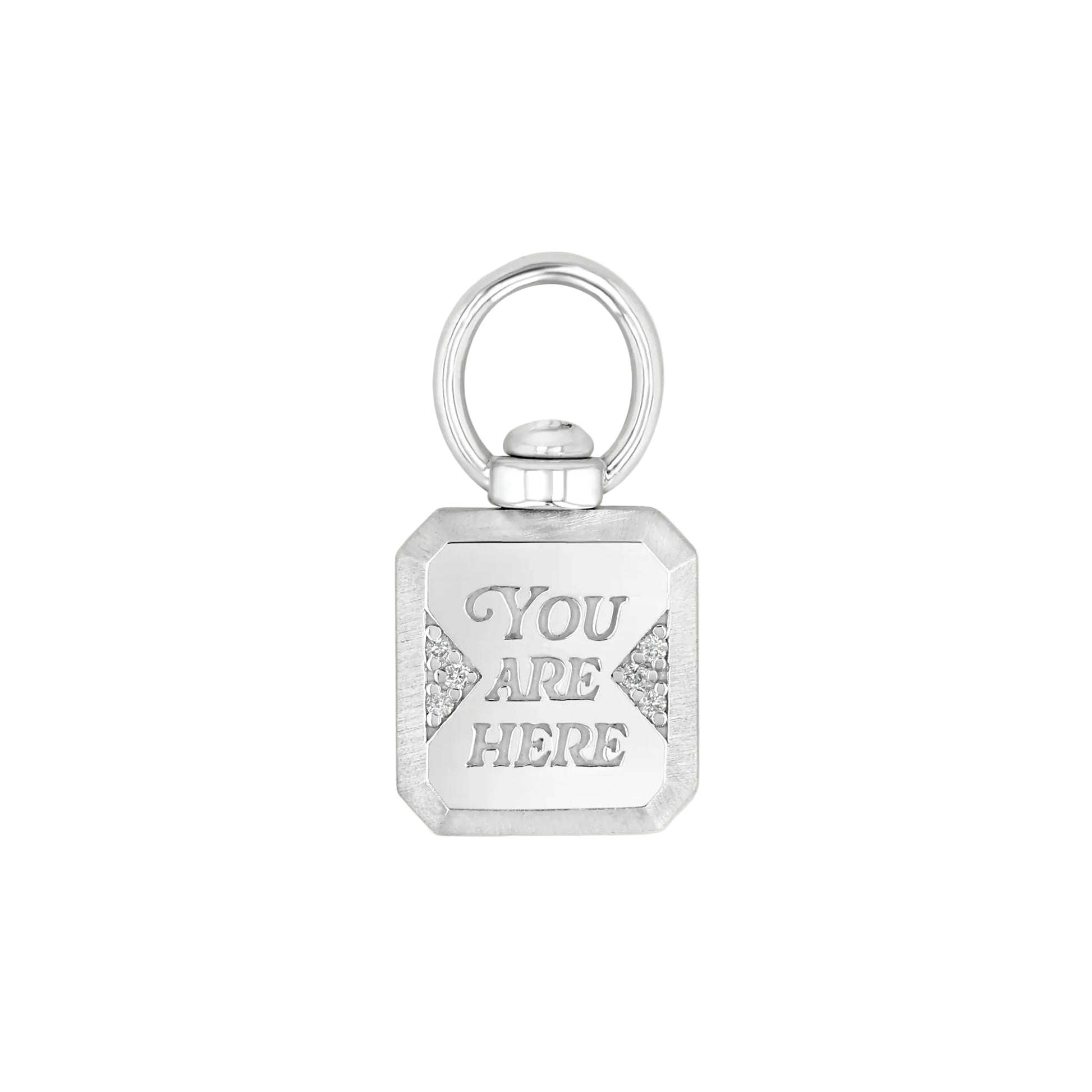 You Are Here Swivel Charm