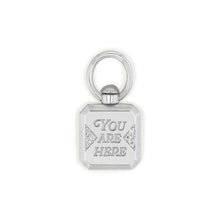 You Are Here Swivel Charm