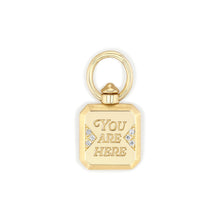 You Are Here Swivel Charm