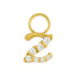 Mini Diamond Initial Charm