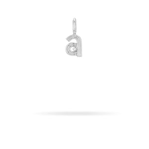 Groovy Mini Diamond Initial Charm