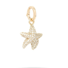 Diamond Starfish Hinged Charm
