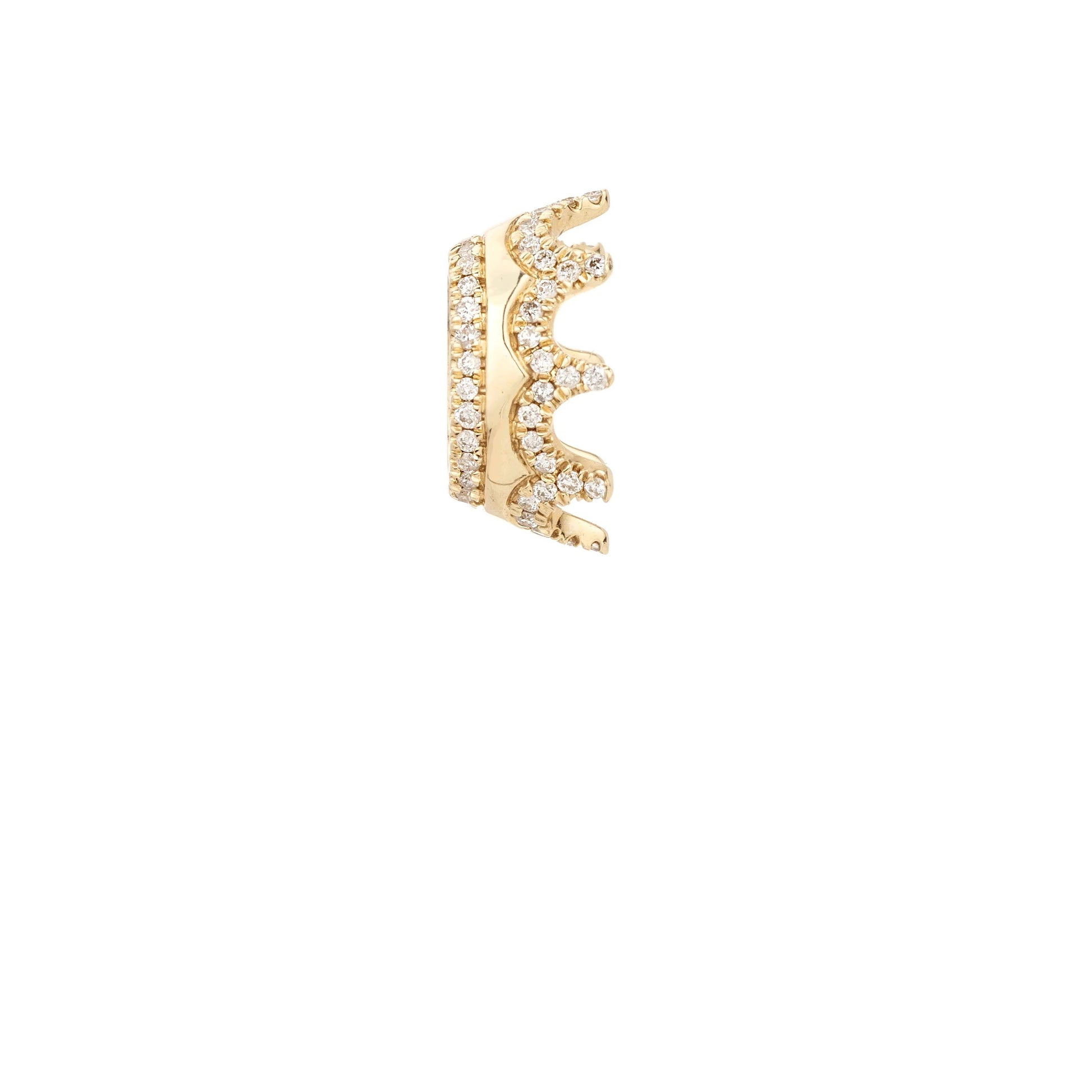 Pavé Diamond Crown Big Bead