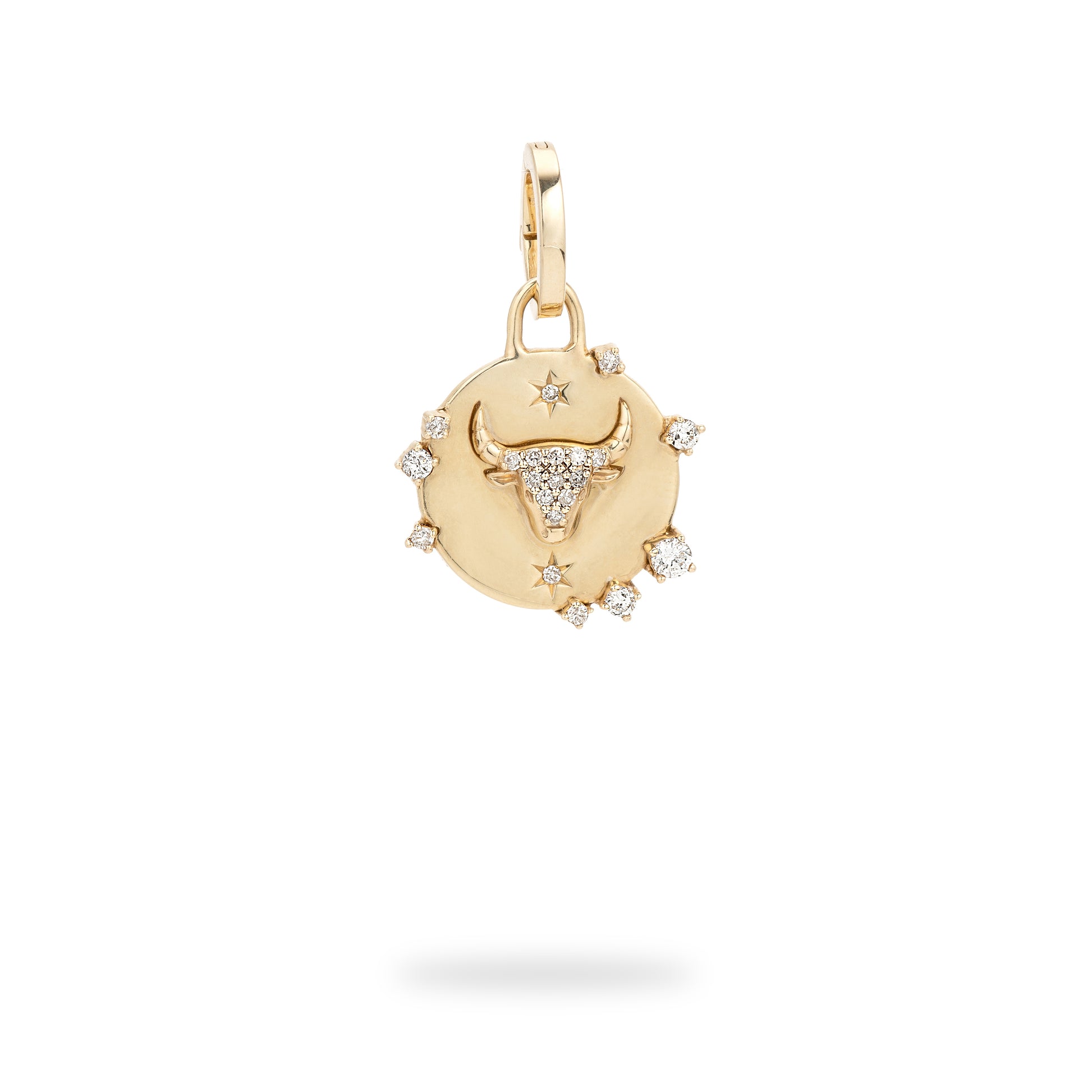 Zodiac Diamond Hinged Charm