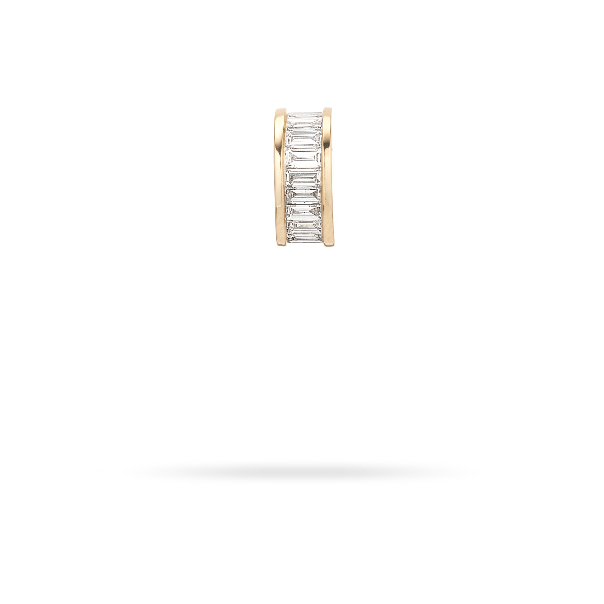 Lab Grown Diamond Channel-Set Baguette Big Bead