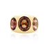 3 Oval Chunky Zircon Nomad Ring