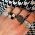 Maxi Berlingot Topaz Bezel Fluted Gold Dome Ring