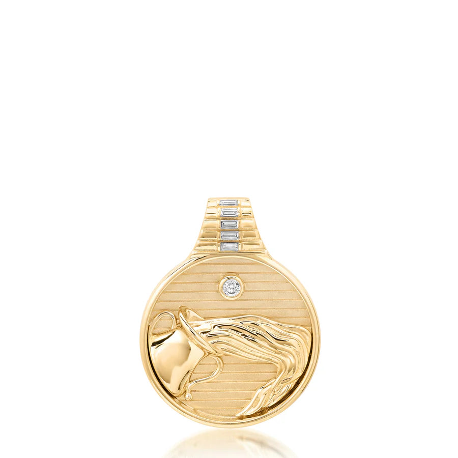 Zodiac Medallion Pendant