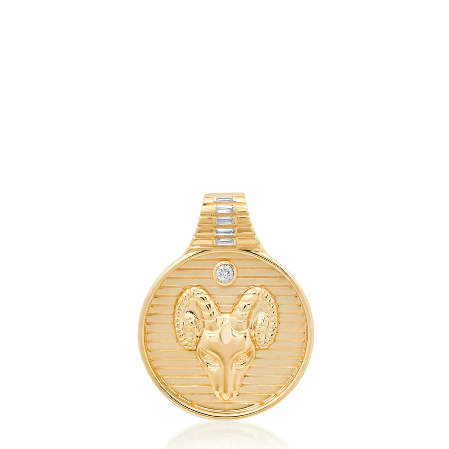 Zodiac Medallion Pendant