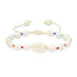 Fresh Water Pearl and Shell Rainbow Beaded Bracelet