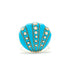 Shell Shocked Gemstone & Diamond Seashell Ring