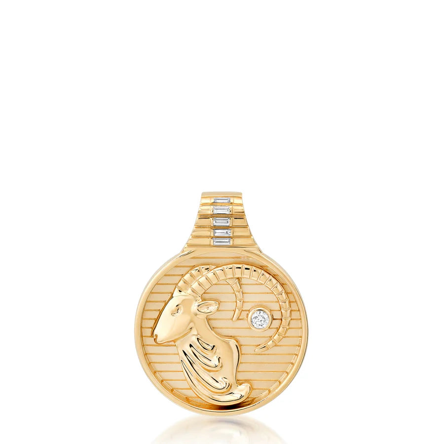 Zodiac Medallion Pendant