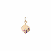 Chance Diamond & Enamel Dice Charm