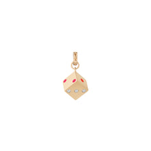 Chance Diamond & Enamel Dice Charm