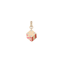 Chance Diamond & Enamel Dice Charm