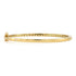 Classic Emerald & Diamond Baguette Bangle
