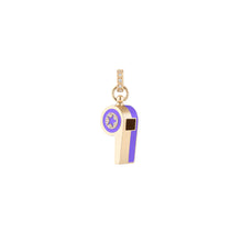 Enamel & Gold Continuum Whistle Charm