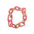 The Elizabeth Two Tone Enamel Chain Bracelet