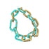 The Elizabeth Two Tone Enamel Chain Bracelet