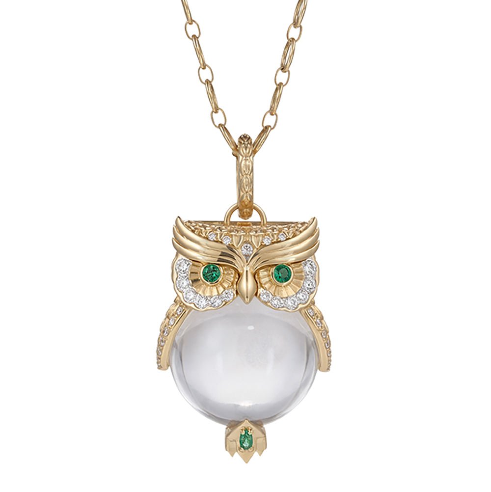 Eyes of the Night Owl Amulet Pendant