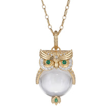 Eyes of the Night Owl Amulet Pendant