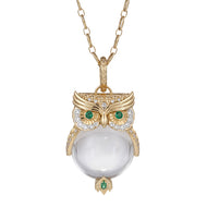 Eyes of the Night Owl Amulet Pendant - pendant only