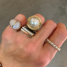 Found Cap Gemstone Cocktail Ring