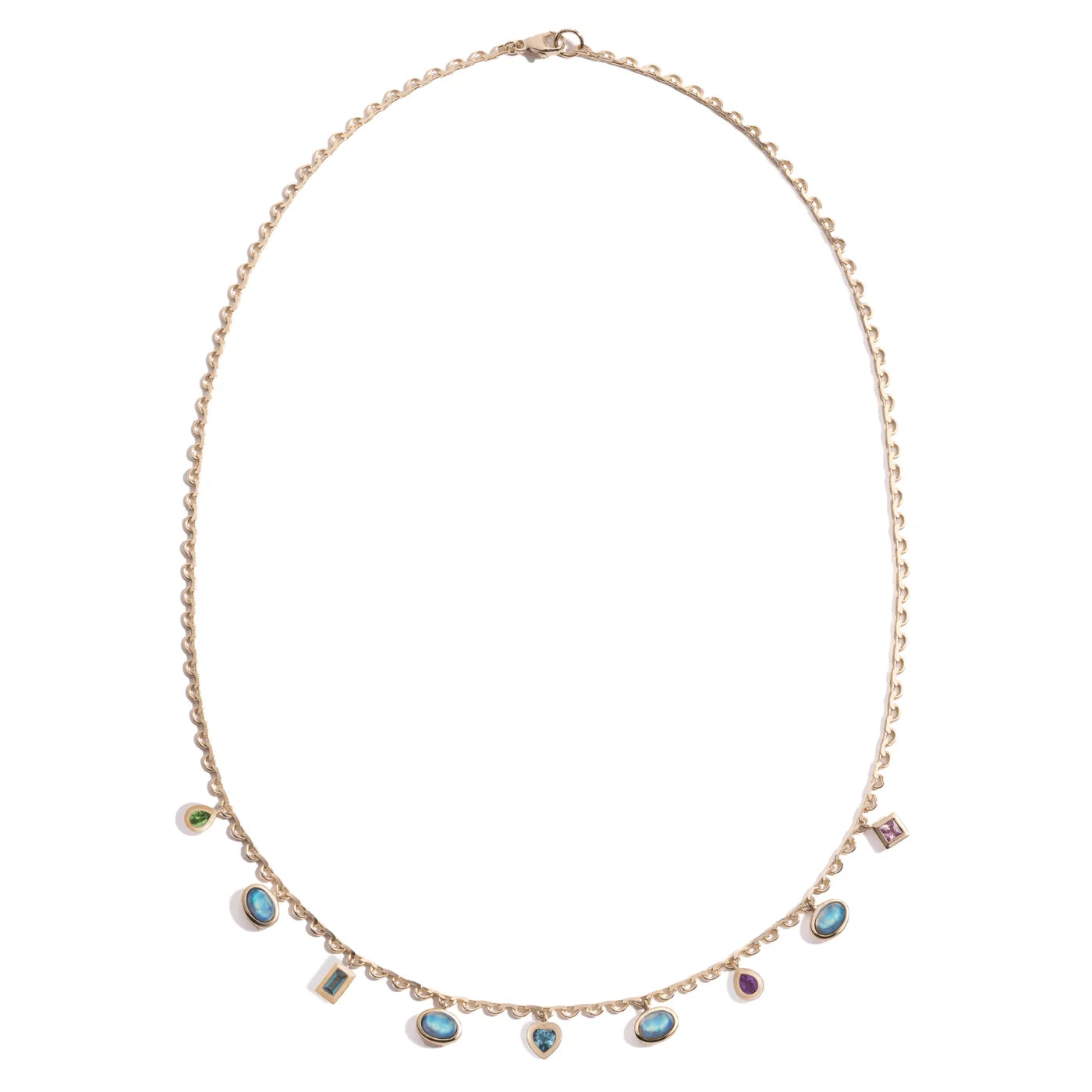 Gemstone Garland Necklace