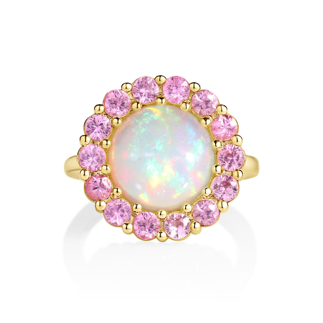 Opal & Pink Sapphire Dolly Statement Ring