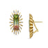 One of a Kind Watermelon Tourmaline & Diamond Earrings