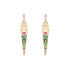 Large Horizons Drop Charm Rock Earrings