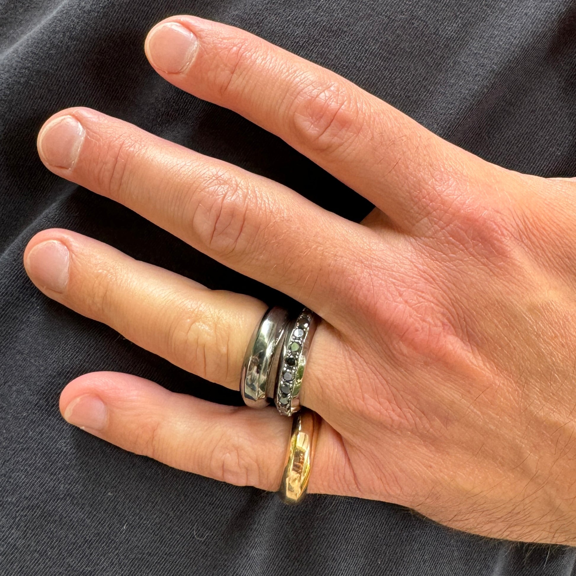 Grant Angled Band Men's Ring