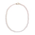 Petite Freshwater Pearl Necklace with Rainbow Silk