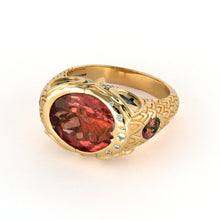 Tourmaline Double-Sided Night Owl Ring