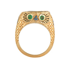 Tourmaline Double-Sided Night Owl Ring