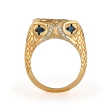 Tourmaline Double-Sided Night Owl Ring