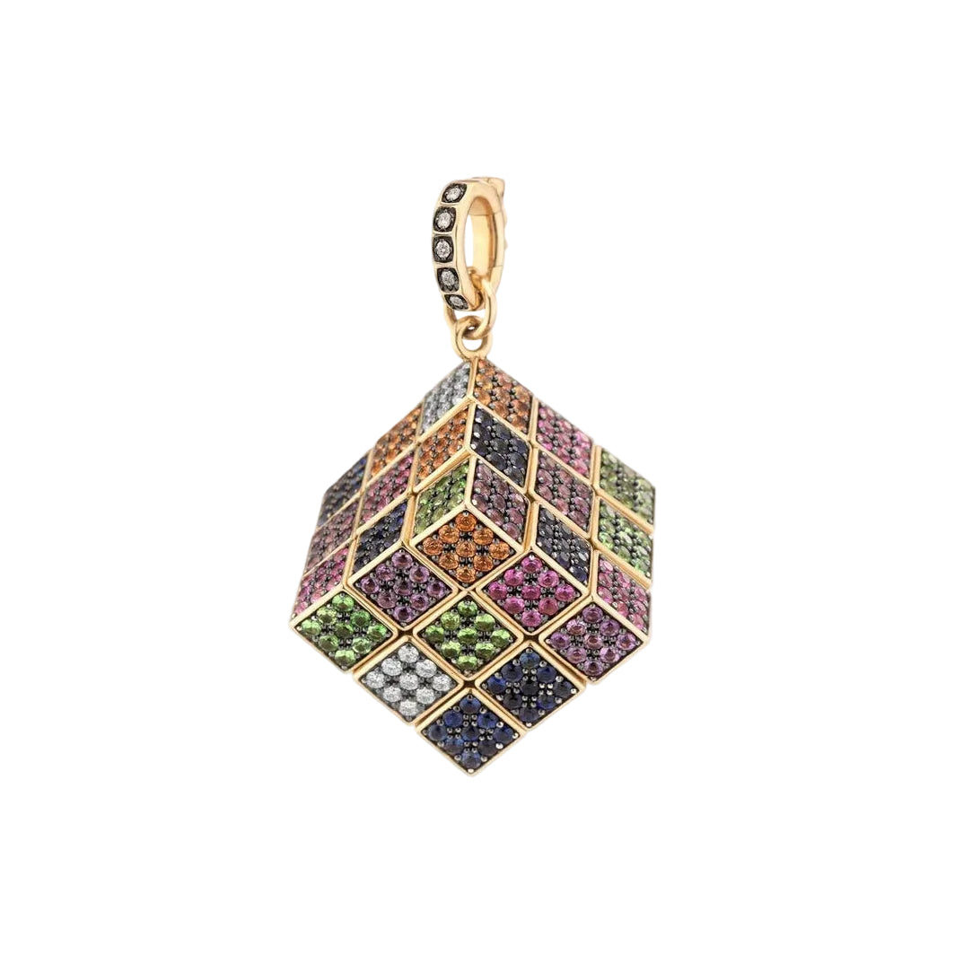 Major Odyssey Puzzle Cube Pendant