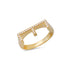 Pavé Initial Ring