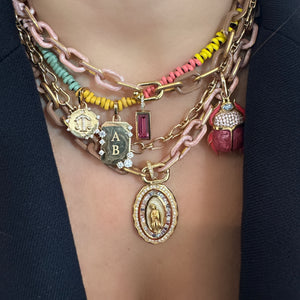 The Minnie Enamel Chain Necklace