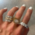 Lab Grown Emerald Cut Diamond Eternity Band