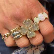 The Crosby Fluted Gemstone Ring