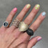 Jumbo Fluted Gold & Diamond Heavenly Heart Ring
