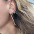 Diamond Adorned Gold Huggie Earrings