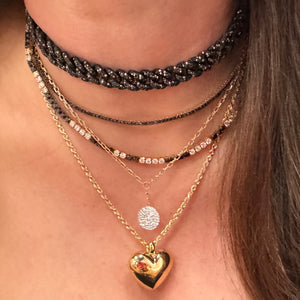 Black Beauty Diamond Tennis Necklace