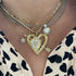 XL Pavé Diamond Heart & Arrow Hinged Charm